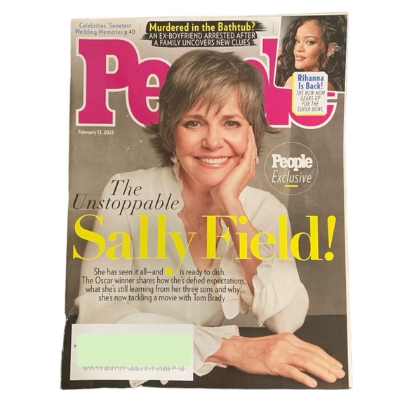 People Magazine February 13 2023 Sally Field Unstoppable Rihanna Is Back Wedding - Picture 1 of 6